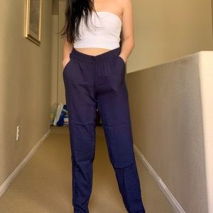 Formal high waisted cuffed pants